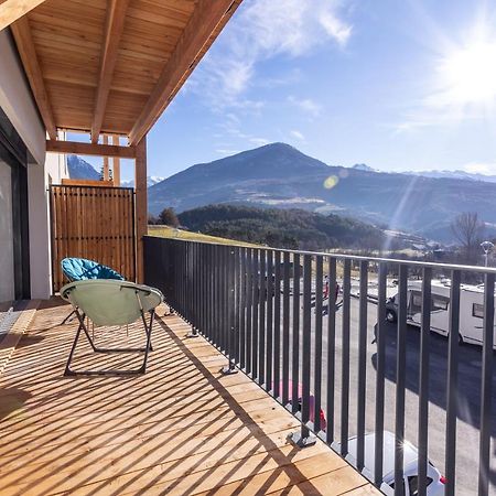 Appartement Au Calme Des Sommets - Vue Montagne à Embrun Extérieur photo